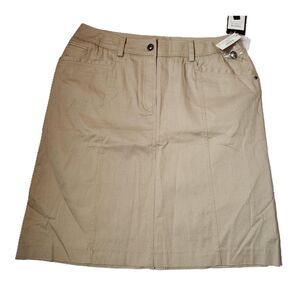 Sandro Sportswear Skirt Women’s Size 12 Tan Khaki